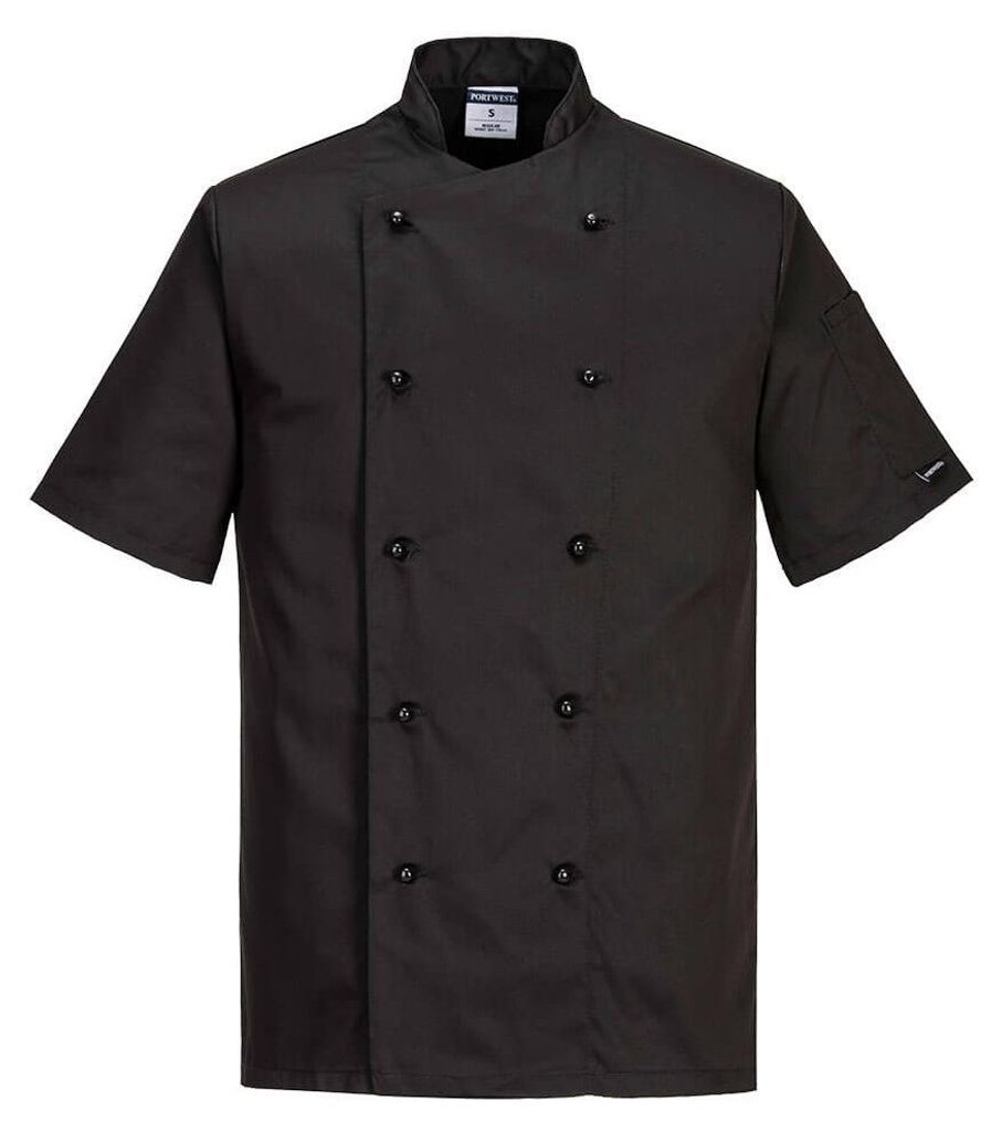 Veste Cuisine Kent Couleur : Noir Taille Xxxl - Portwest Image du produit 