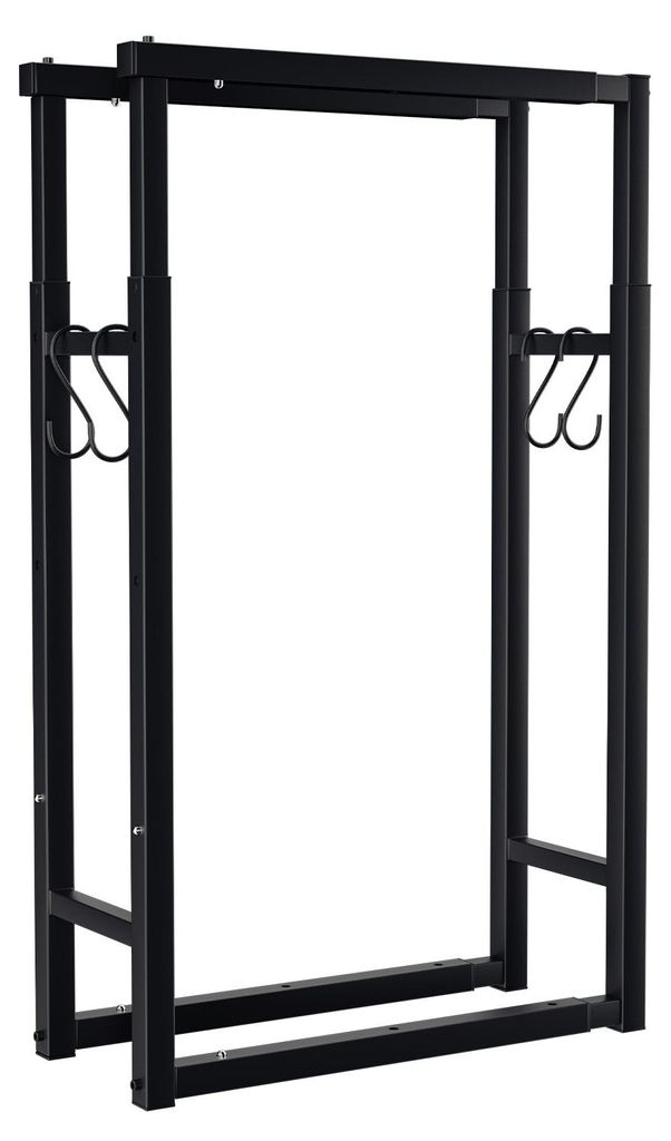 Regál na dřevo Ikodm, nastavitelný, šířka 60–100 cm, výška Obrázek produktu 