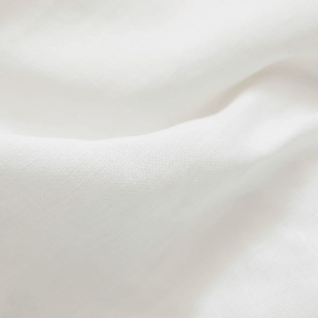 elegante Leinen-Bettwäsche Pure Farbe weiss Größe 200x200+2x80x80cm