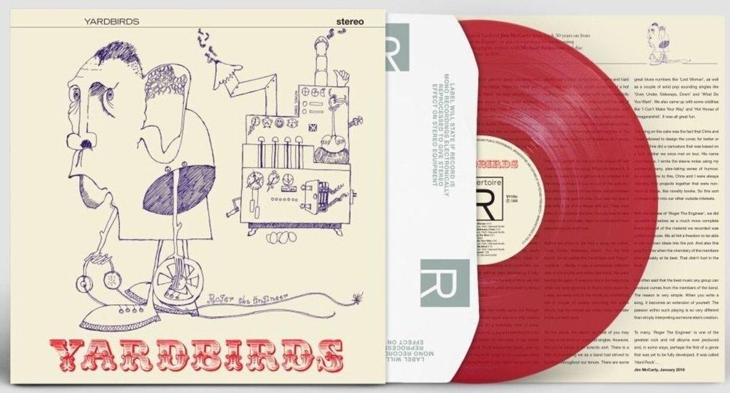 The Yardbirds - Roger The Engineer (Reissue) (50th Anniversary) (Transparent Red Coloured) (180 g) (LP)