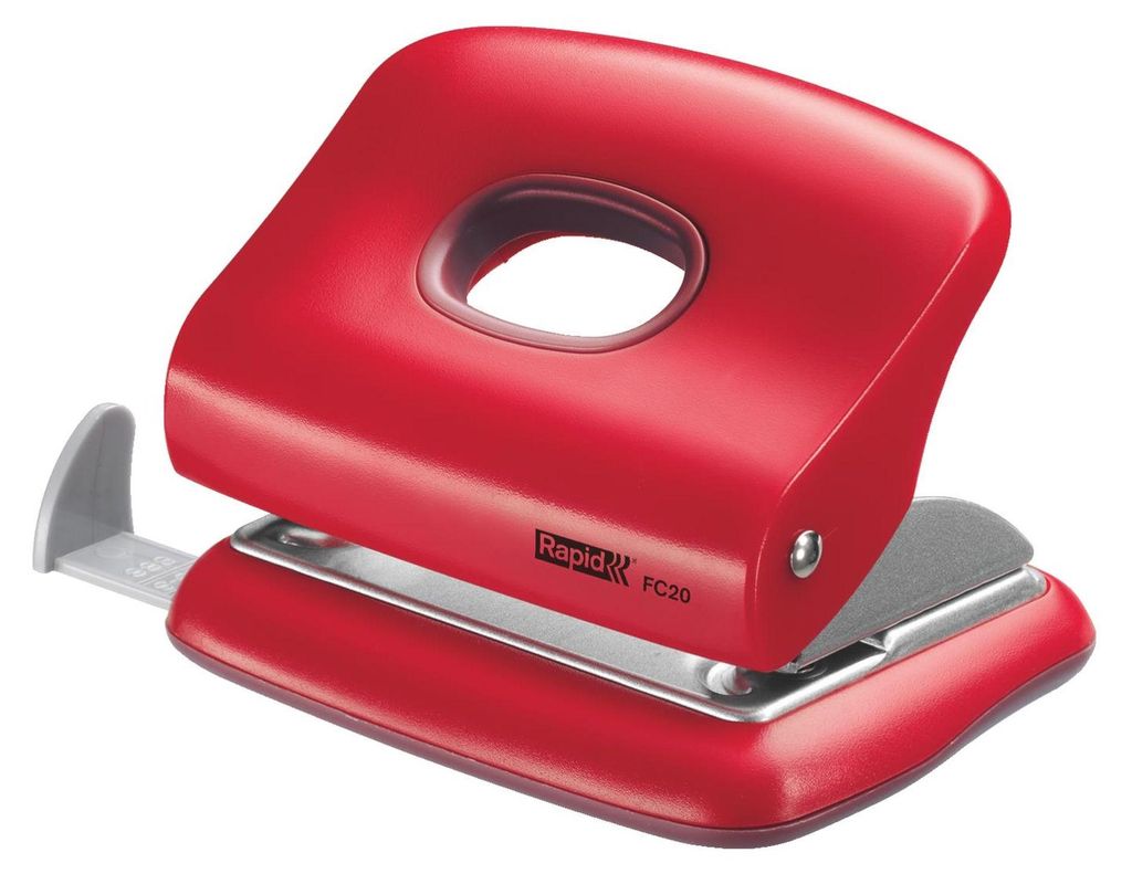 Rapid FC20, 20 Blätter, Rot, 8 cm Produktbild 