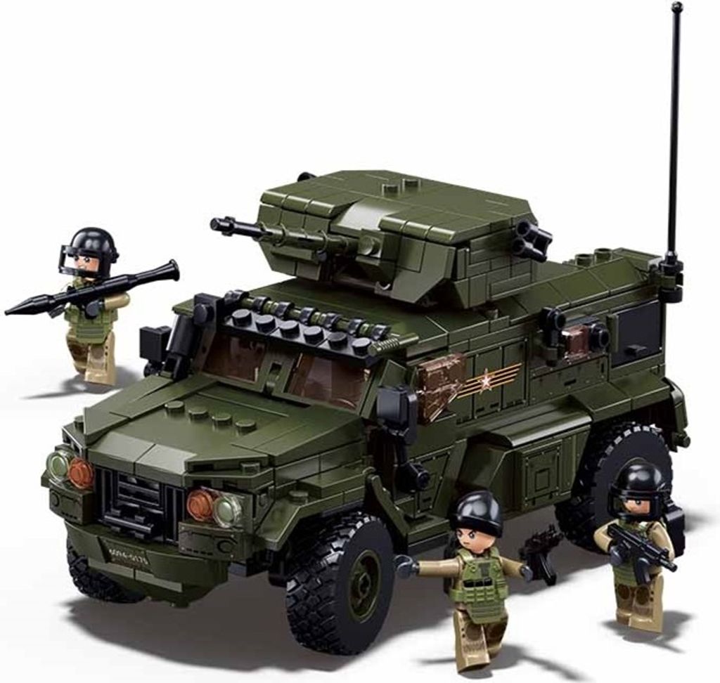 Sluban Model Bricks M38-B1179 Typhoon VDVS véhicule blindé Image du produit 