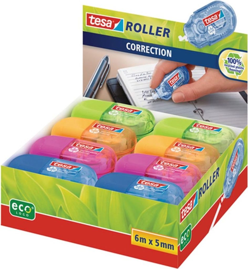 16x TESA 59816-00000-00 Rullo di correzione Mini 5 mm Immagine del prodotto 