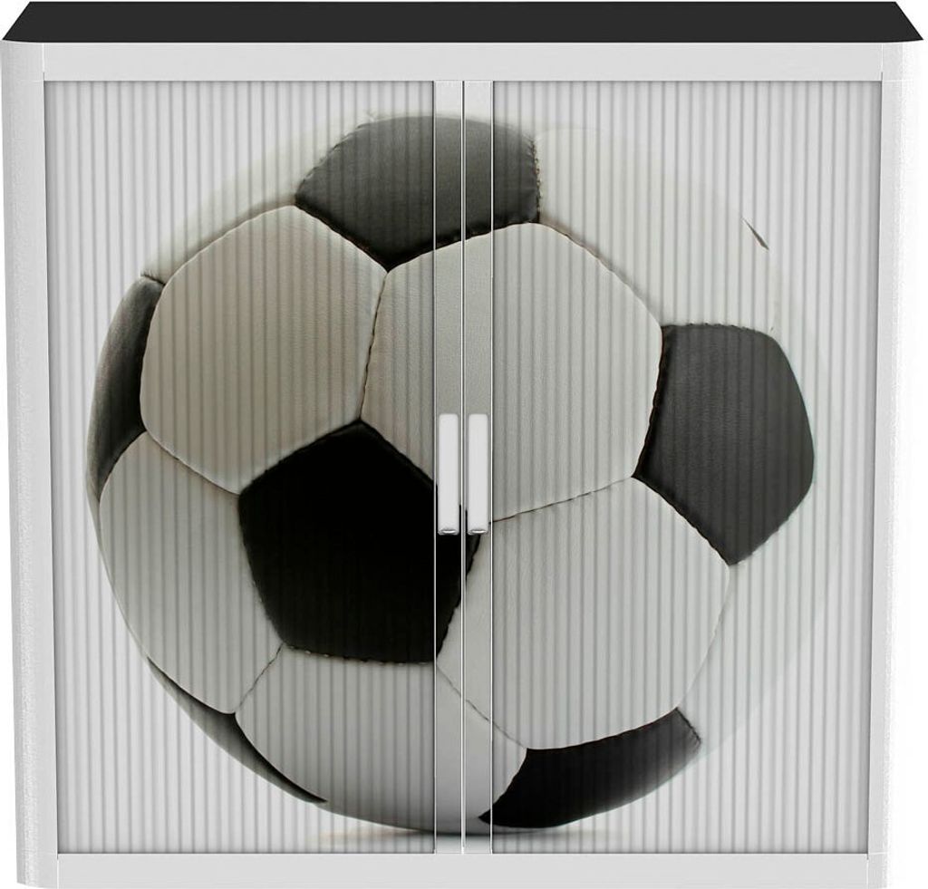 PAPERFLOW Rollladenschrank Ball ohne Fachböden 110,0 x 41,5 x 104,0 cm