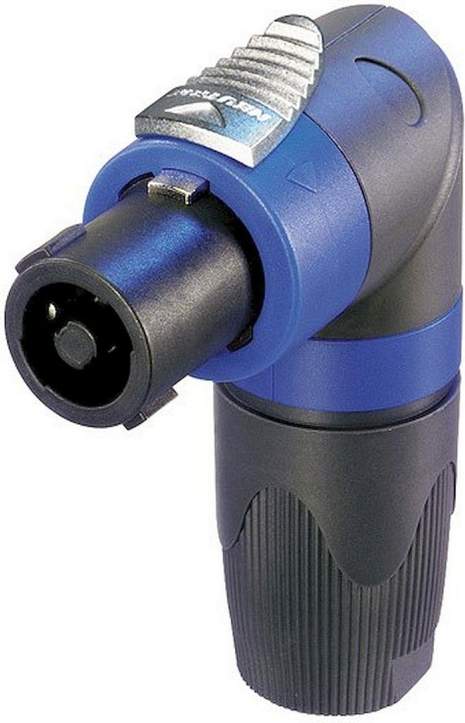 Neutrik NL4FRX, speakON, Schwarz, Blau, Silber, Produktbild 
