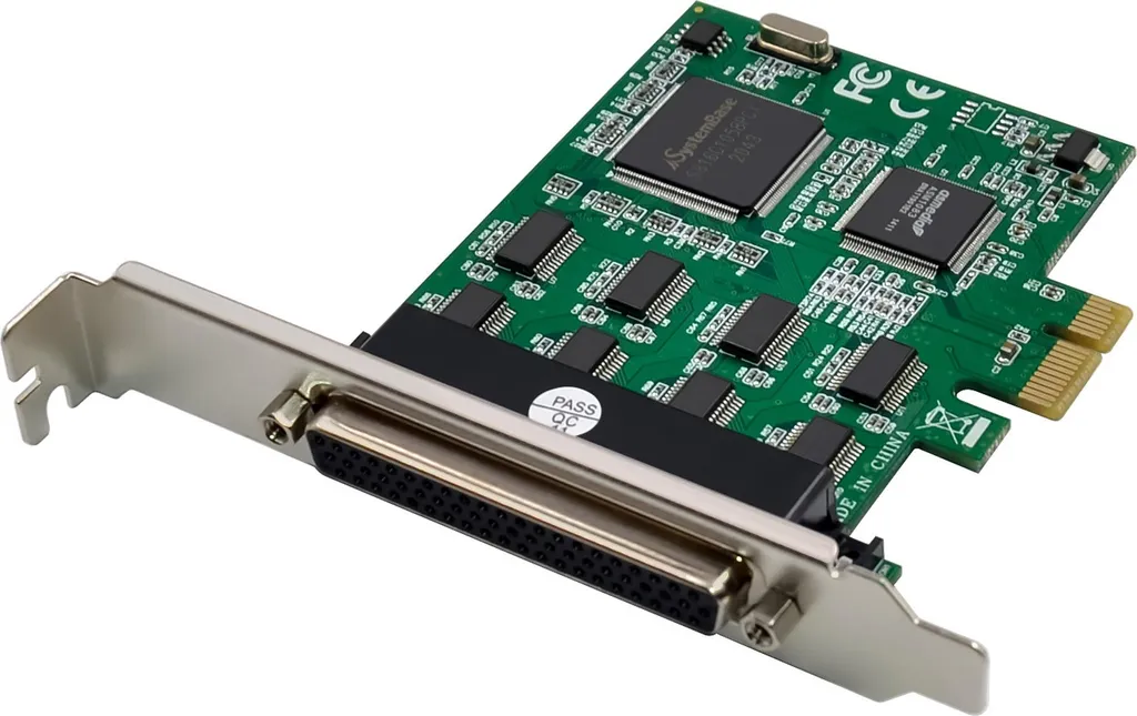 Carte d'interface InLine 8 ports RS-232 avec connecteur D-Sub 9