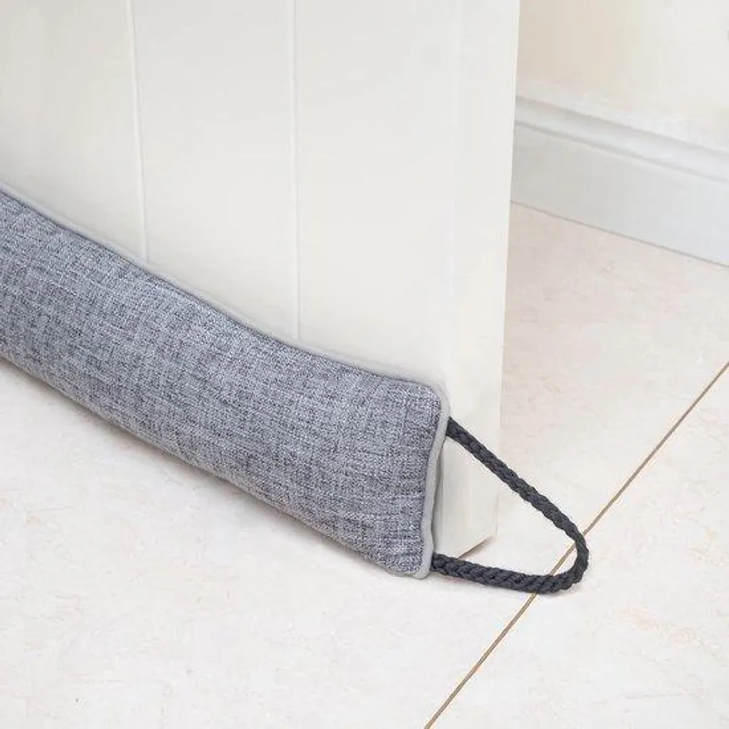 Bloquez le froid avec cette butée de porte 122 cm polyester efficace
