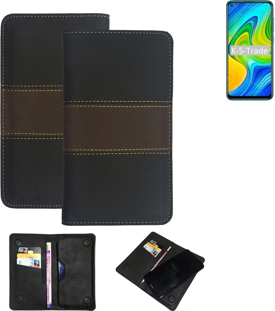 K-S-Trade Hülle Handyhülle kompatibel mit Xiaomi Redmi 10X 4G Schutzhülle Walletcase Bookstyle Tasche Schutz Case Handytasche Wallet Cover