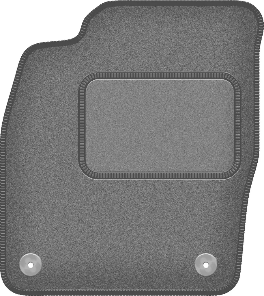 Tappetino conducente in velluto grafite compatibile con Audi A8 D5 (2017-2022, LONG) – con fissaggi – su misura