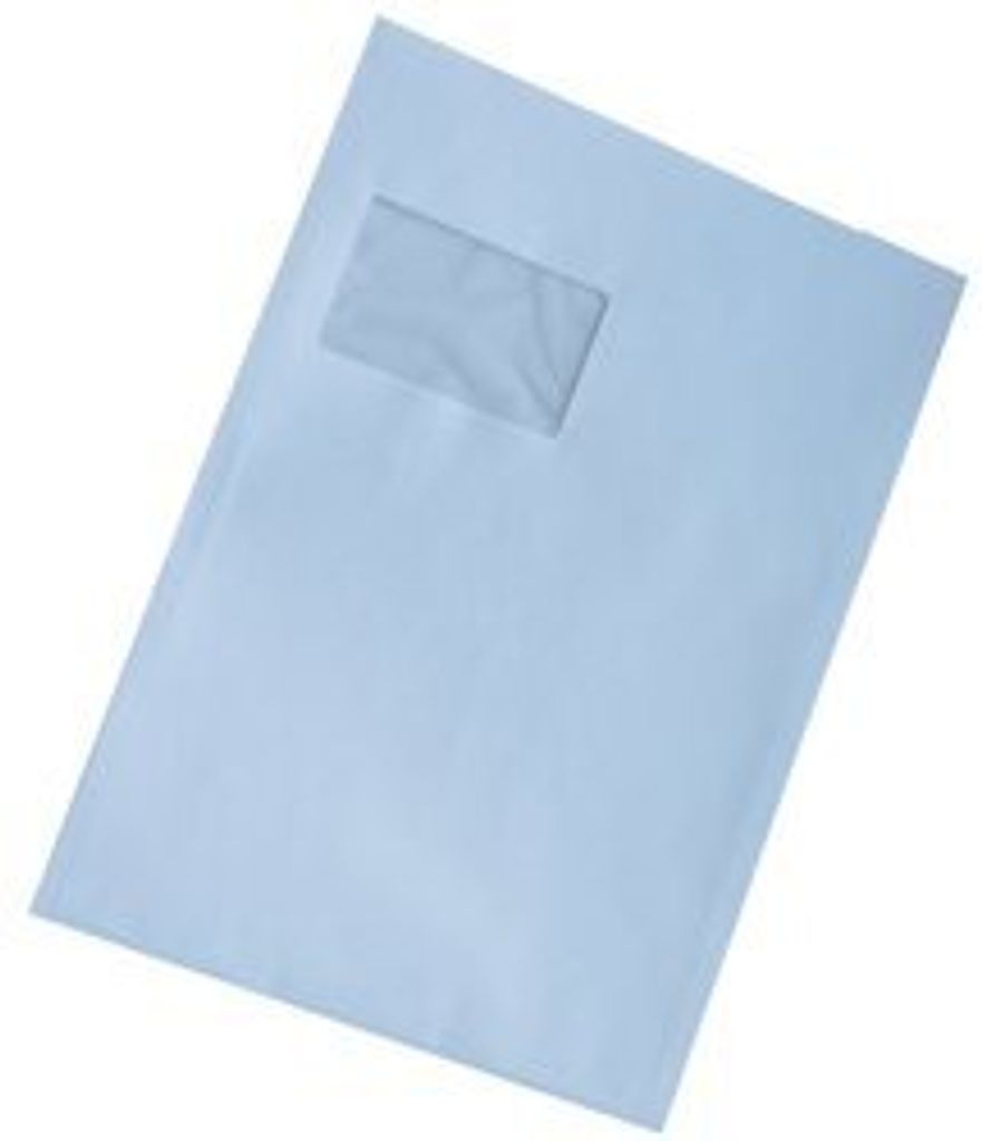 Büroring Versandtasche DIN C4, mit Fenster, selbstklebend, 90g/qm, weiß, 250 Stück