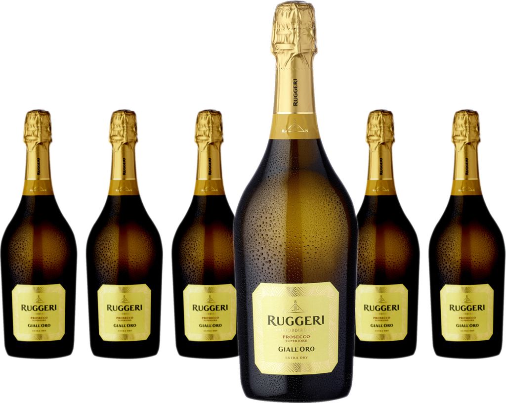 6 x Ruggeri Giall'Oro Valdobbiadene Prosecco Superiore D.O.C.G. Extra Dry