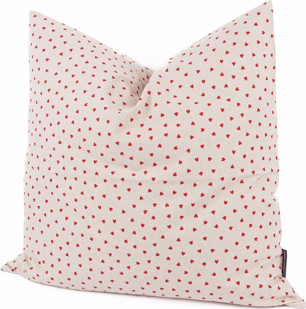 Kissenhülle Little Love Heart Herzchen div. Größen von SCHÖNER LEBEN. Größe 70x70cm (HxB) 70x70cm (HxB) Größe