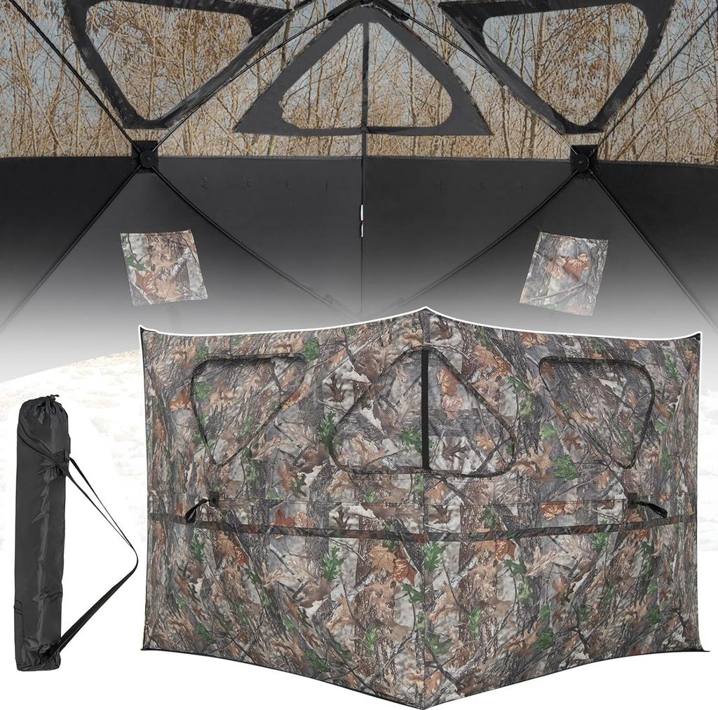 GOPLUS Jagdunterstand, Camouflage Jagdunterstand mit 360 Produktbild 