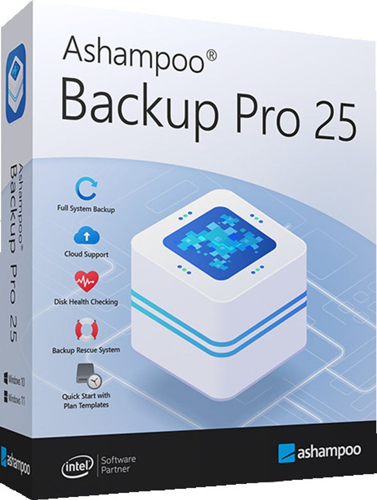 Backup Pro 25 - Datensicherung Programm, Rettung bei Malware-Befall, defekter Festplatte oder Windows Crashes