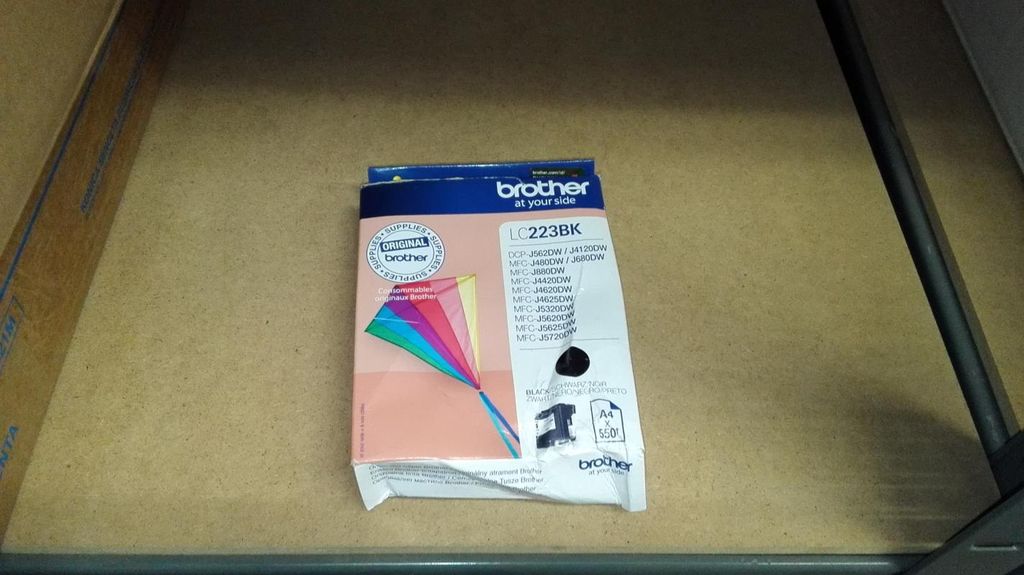 Brother LC-223BK, Schwarz, 1 Stück(e), 550 Seiten, Produktbild 