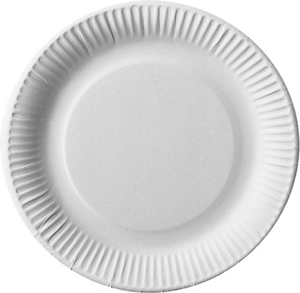 100 tanierov, kartón "pure" okrúhly Ø 15 cm biely Obrázok produktu 2