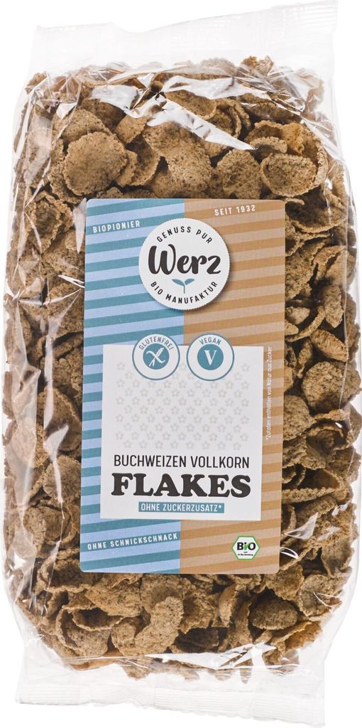 Werz Buchweizen Flakes, Buchweizen-Flocken, 250 g, Produktbild 
