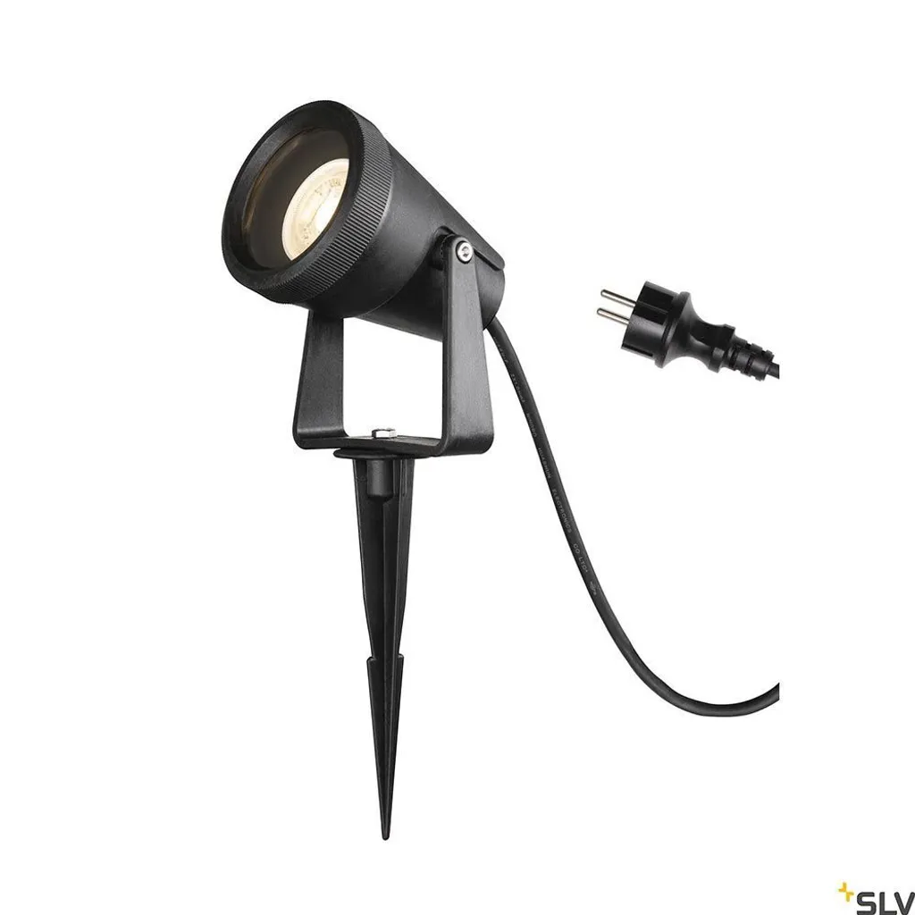Projecteur Extérieur Étanche Noir QPAR51 : Fini les Allées Sombres