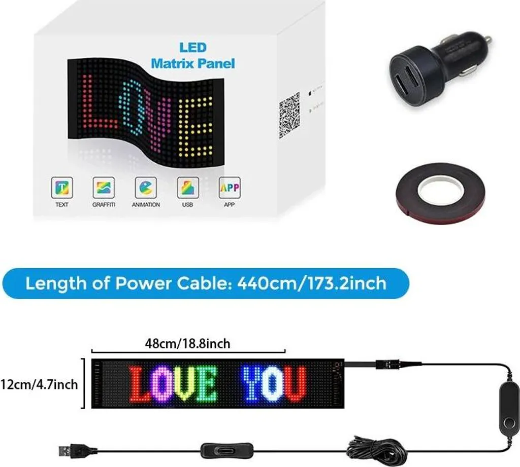 Écran LED de Rechange pour Tapis de Course - Module Flexible 48cm - 2