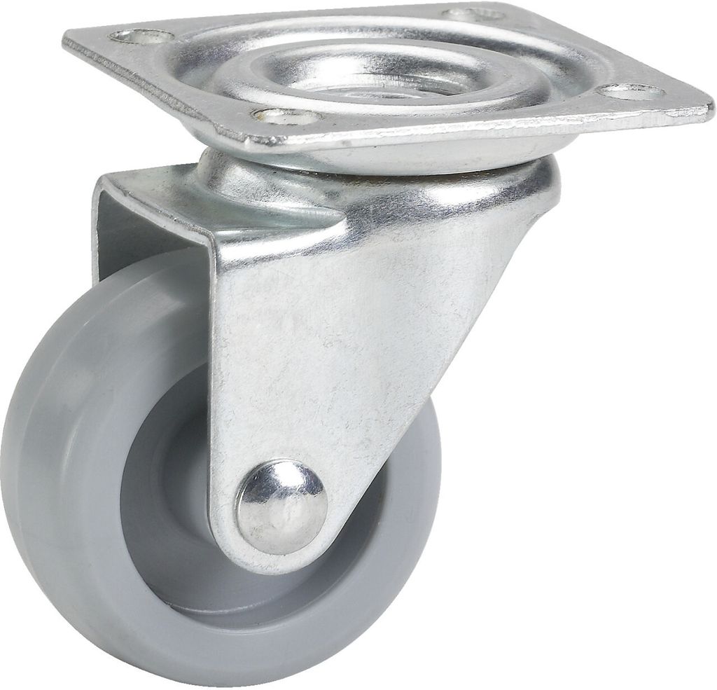 Lenkrolle mit Platte 36 x15 x 50 mm, Tragkr. 35kg Produktbild 