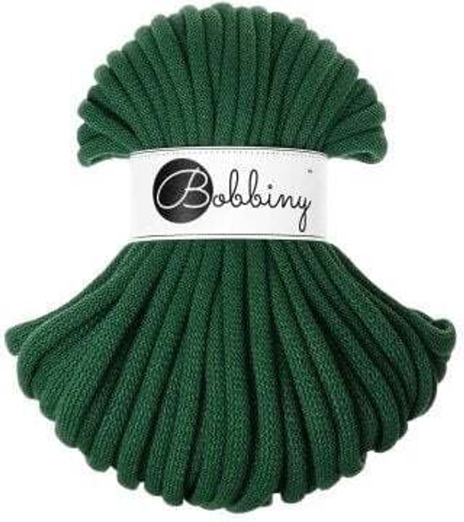 Bobbiny Jumbo 9 mm 30 m Pine Green Schnur