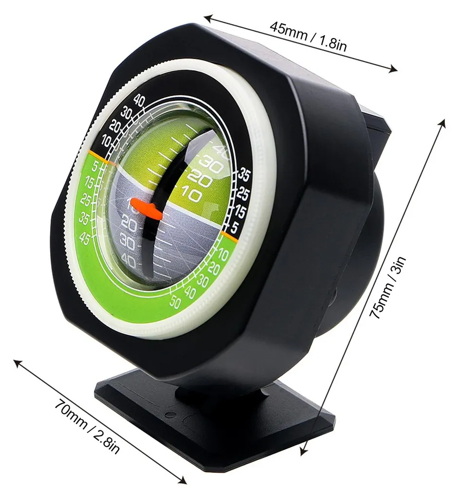 Inclinomètre de bord réglable à LED - Mesure d'angle haute performance - 14