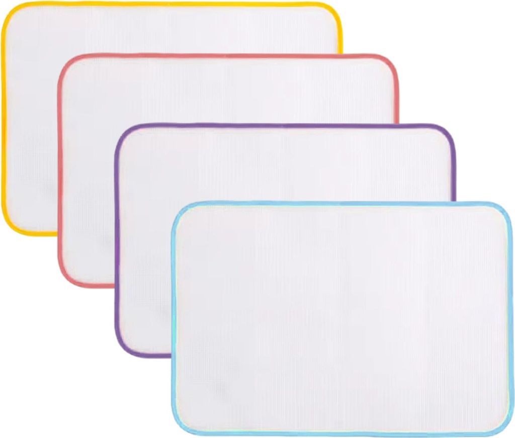 10 Stück Bügeltücher, hitzebeständig, antihaftbeschichtet, wiederverwendbar, Bügelschutz, Scorch Saving Mesh-Isolierpad