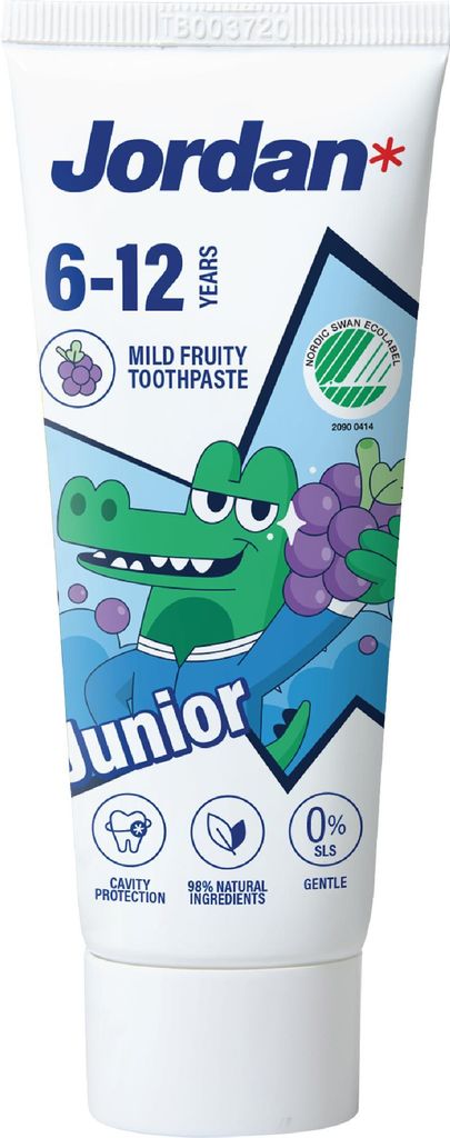 Jordan Tandpasta Junior 6-12 jaar (50 ml) Productafbeelding 