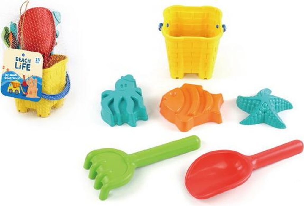 Sandspielzeug-Set, 6-teilig