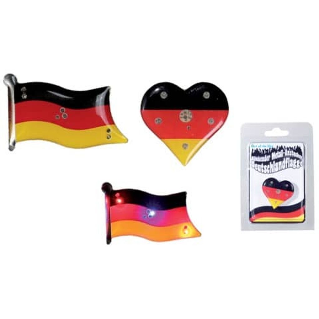 Ansteckbutton Deutschland sort. 00/0751 blinkend