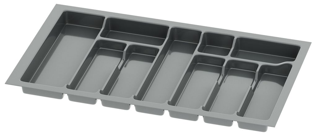 Sossai Besteckeinsatz Divio für Schubladen 80cm | 73 x 43 Produktbild 