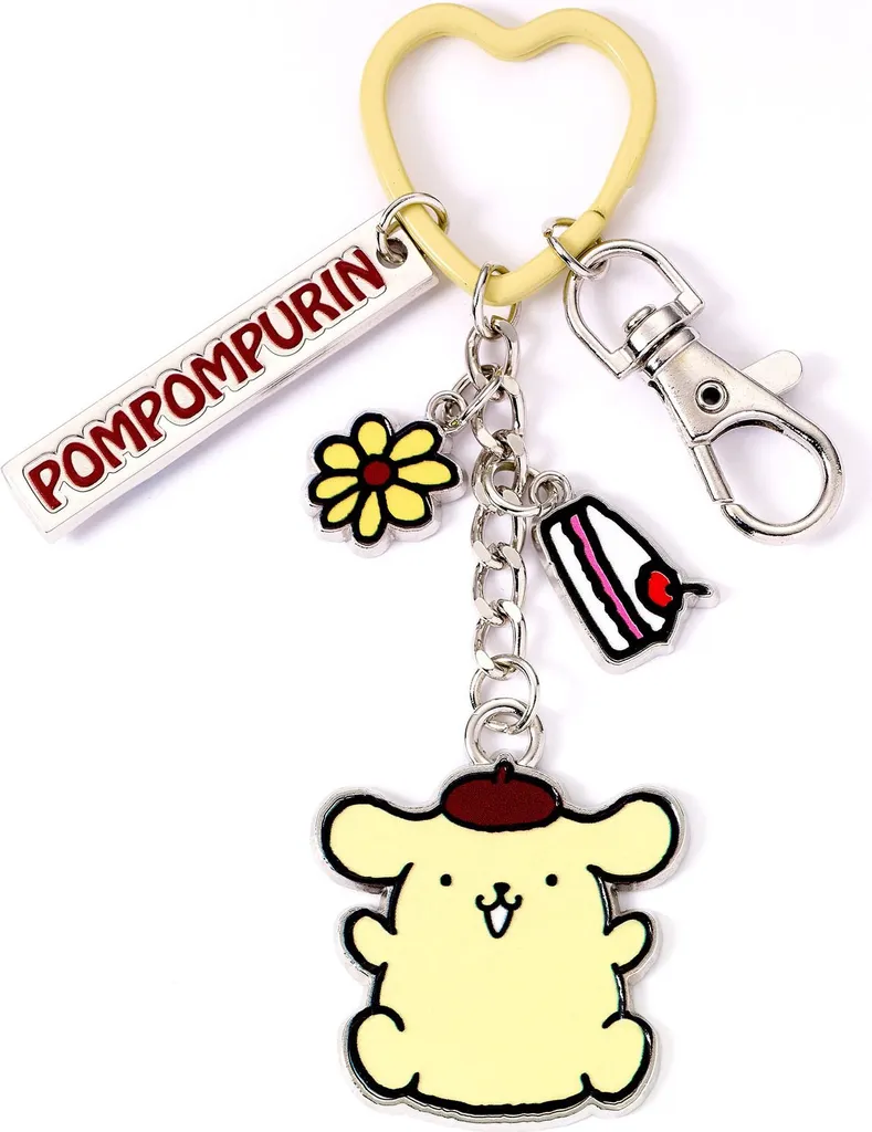 Hello Kitty Portachiavi Pompon Morbido 15 cm - Regalo Ideale Bambine