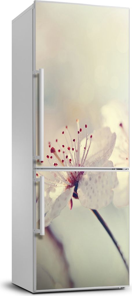 Tulup Kühlschrankdekoration - 70x190 cm - Aufkleber auf dem Kühlschrank - Kirschblüten