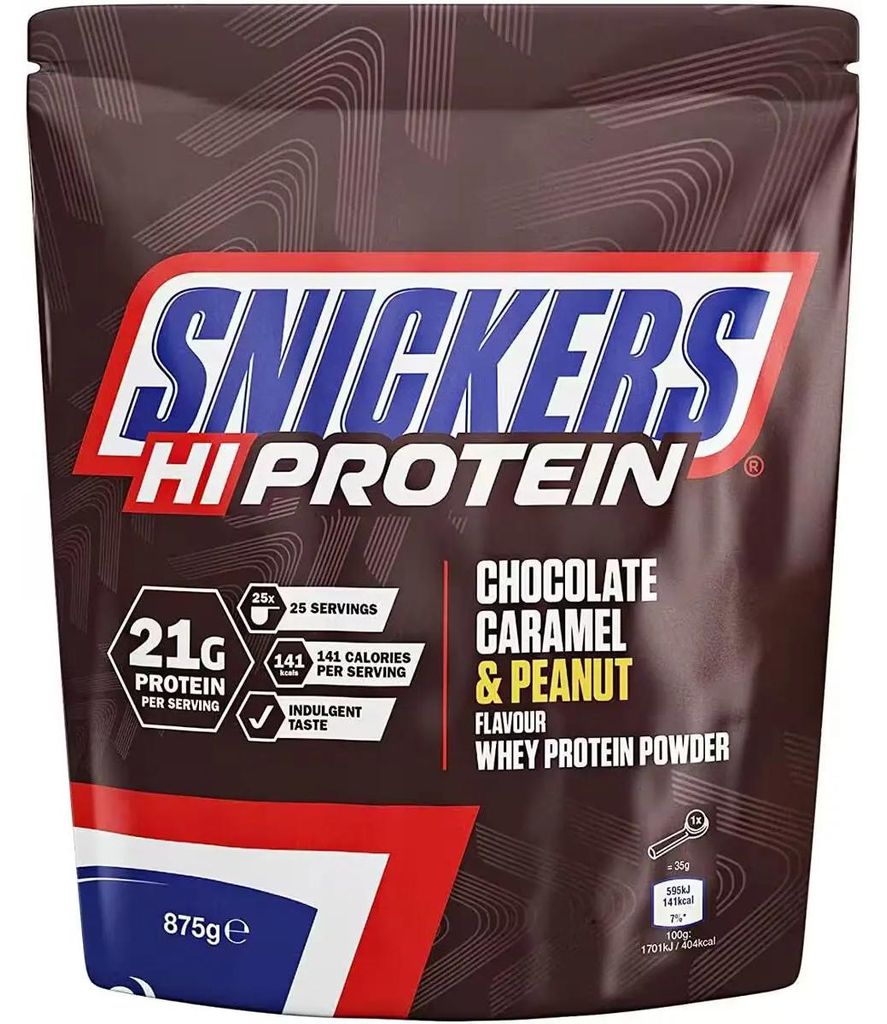 Snickers Protein Powder - Chocolate, Caramel & Peanut - 875g