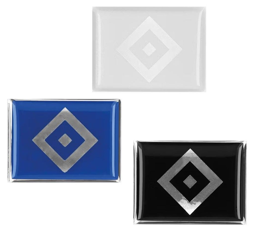 Hamburger SV HSV 3D Sticker 3er-Set Raute Produktbild 