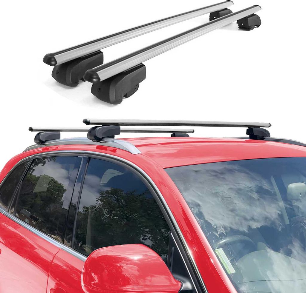 Dachträger Grundtäger für Seat Arona 2017-2025 75kg Aluminium Silber 2 tlg