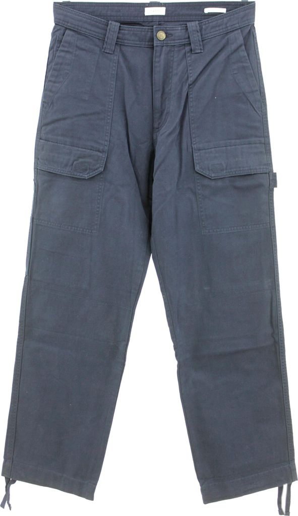 33070 Esprit, High Rise Cargo Rela, Damen Jeans, Denim ohne Stretch, navyblue, W 31 L 32