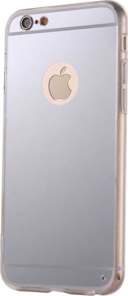 Apple iPhone 6 / 6s Handy Hülle Spiegel Mirror Soft-Case Schutz-Cover Silber