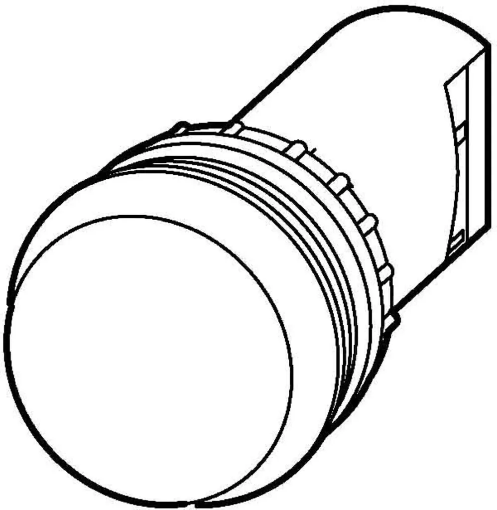 Lampe de signalisation Eaton M22-LC-R rouge pour tableaux électriques 250V