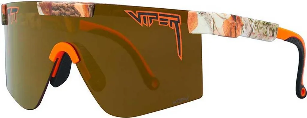 Pit Viper Original Wide Lunettes Polarisées Gold HDPV Verres de Cat. 3