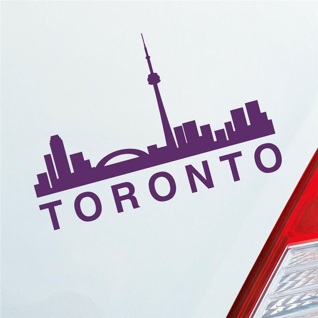 Auto Aufkleber Toronto Stadt City USA Kalifornien State Produktbild 