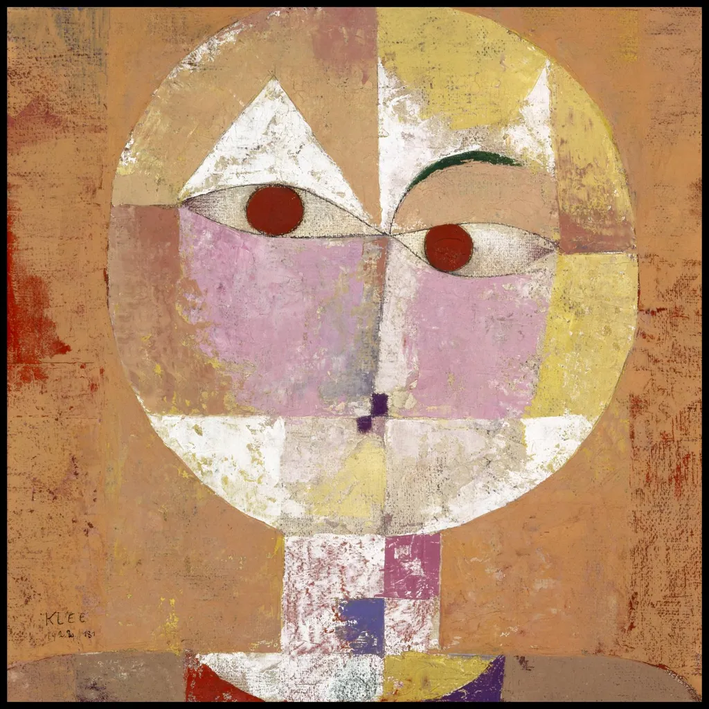 Affiche Paul Klee Senecio 100x100 cm - Impression Qualité Galerie Mat