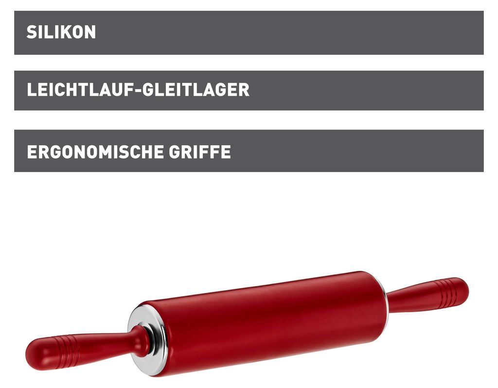 Kaiser 23 0068 6134, Czerwony, Gładka powierzchnia, 490 mm, Zdjęcie produktu 