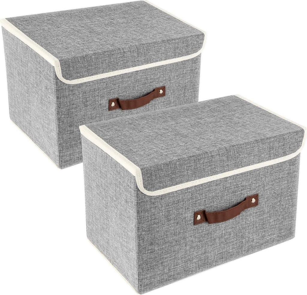 TYEERS Contenitore pieghevole con coperchio 38x25x25 cm 2 Immagine del prodotto 