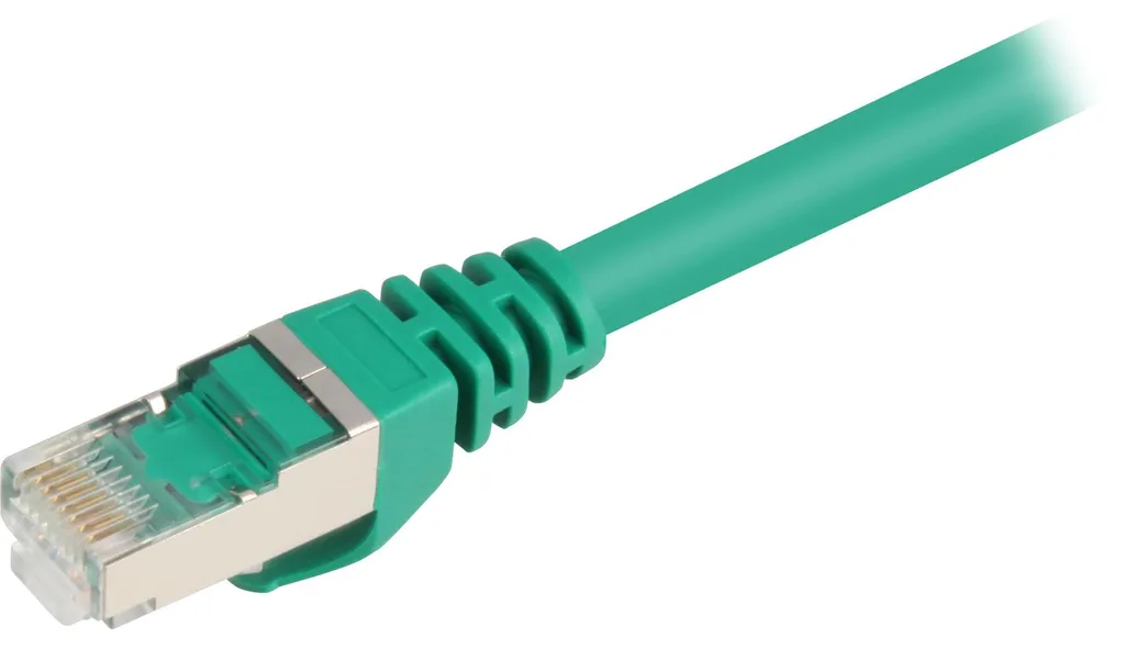 Patch Panel Câble RJ45 CAT.6 SFTP Vert 0,25m Sharkoon Courte Distance - 2