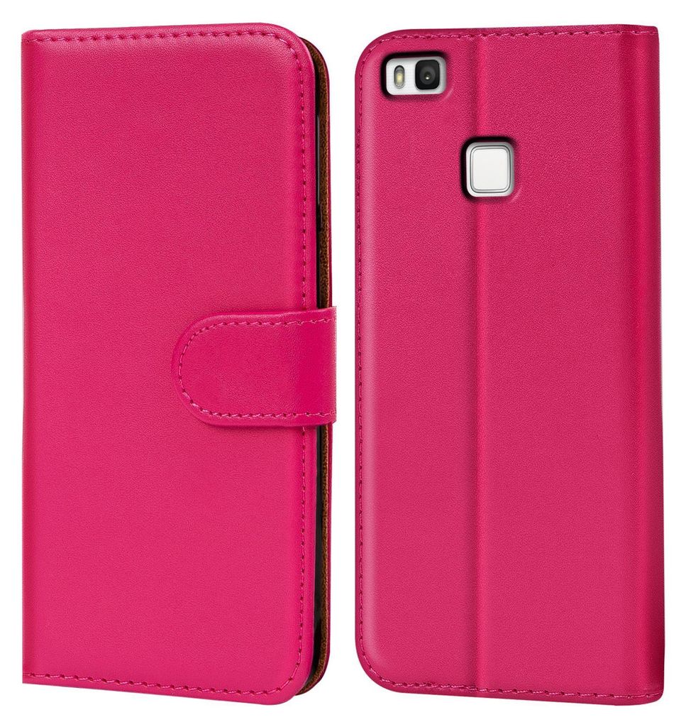 Book Case für Huawei P9 Lite Hülle Flip Cover Handy Tasche Produktbild 