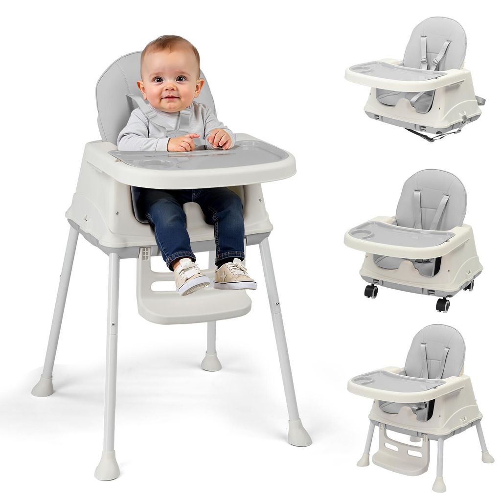 FCH Hochstuhl Baby 4-in-1 Kinderhochstuhl - Abnehmbar Produktbild 