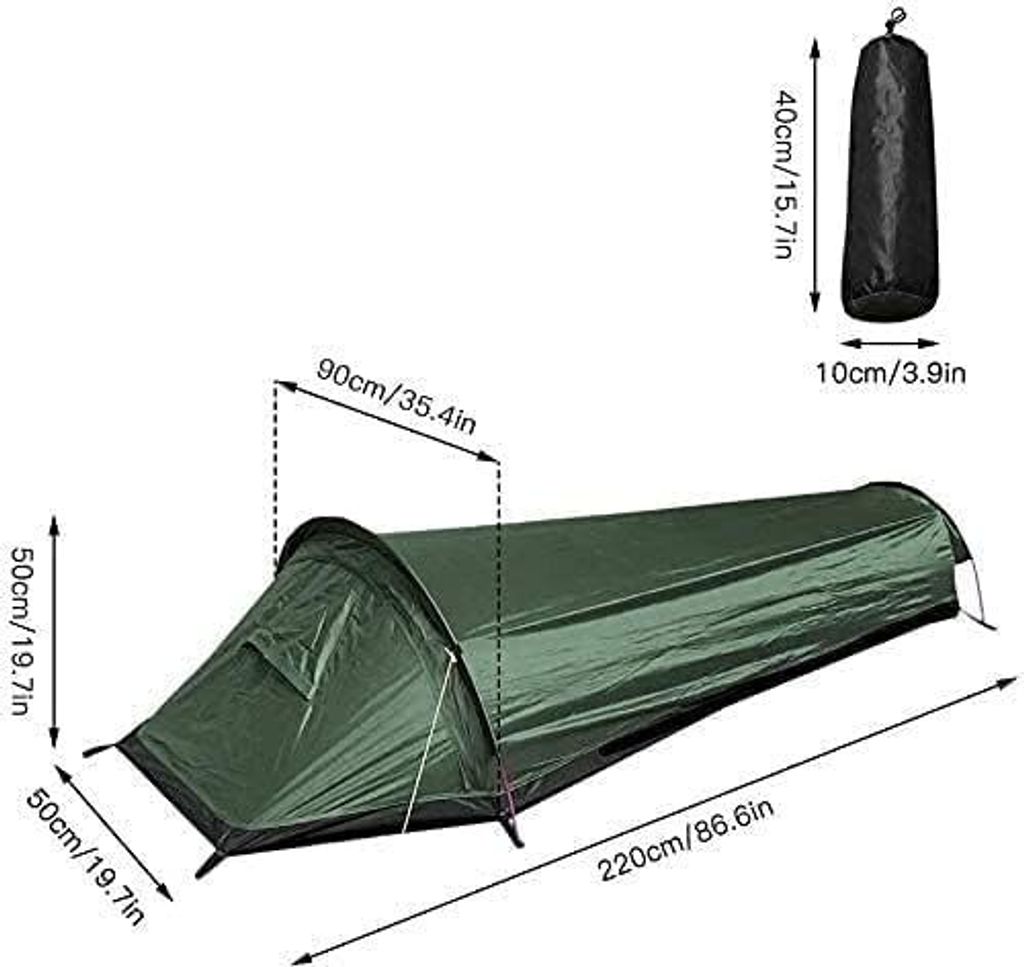 Campingzelt Ultraleichtes Biwak-Zelt wasserdichtes Camping Produktbild 9