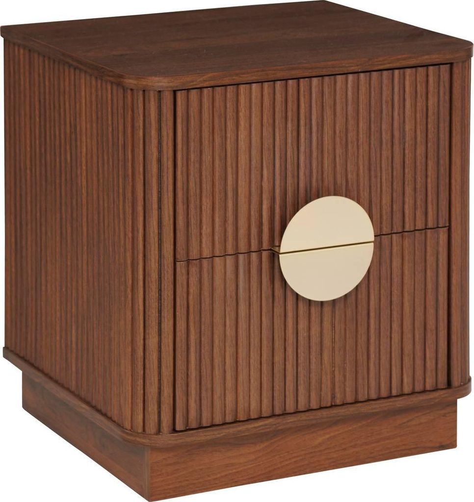 Nachttisch wany braun 45x40cm  - Atmosphera créateur Produktbild 