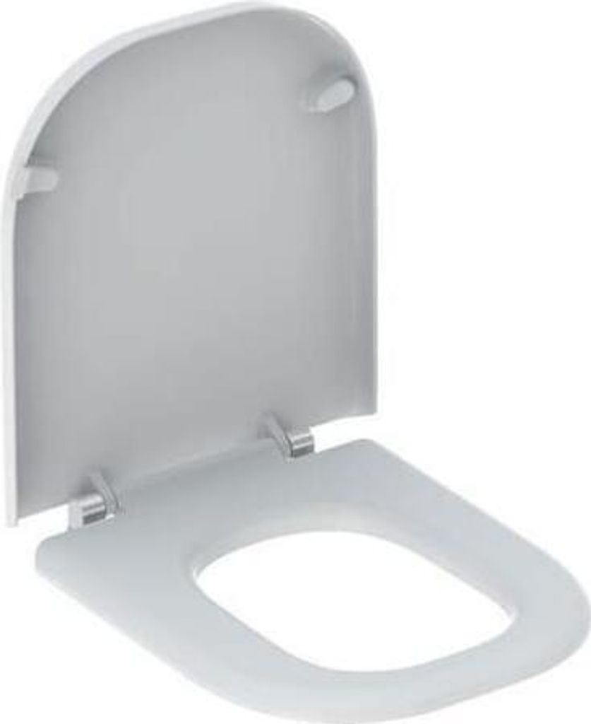 GEBERIT toiletzitting Renova Comfort Square, wit, 572830000 Productafbeelding 